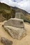 Machu Picchu - Intihuatana Stone - Peru