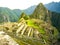 Machu Picchu - lost city of Incas. Historical citadel above Sacred Valley with Urubamba River in Peru