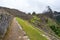 Machu Picchu, panoramic view of peruvian incan town