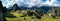 Machu Picchu Peru - Panoramic View on a mountain.