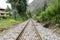 Machu Picchu Railroad tracks