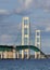 Mackinaw suspension bridge