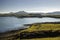 MacLeod\'s Tables Mountains, Dunvegan loch, Isle of Skye, Scotland