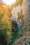 Macocha gorge Abyss, Czech Propast Macocha is sinkhole in the Moravian Karst cave system of the Czech Republic, South