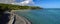 Maconde view point at Baie du Cap, Mauritius island, Africa