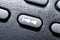 Macro Of A Black Skip Backward Button On Black Remote Control For A Hifi Stereo Audio System