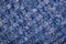 Macro of blue type of cloth for background
