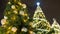 Macro christmas tree - Background - Generative AI
