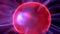 Macro close up 4K video clip of plasma ball lamp or Tesla Sphere