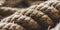 Macro close up of rope texture background