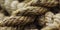 Macro close up of rope texture background