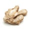 Macro closeup of a Dried Ginger root.