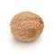 Macro closeup of Organic Nutmeg Seed.