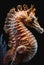 Macro closeup seahorse
