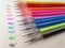 Macro colorful pens