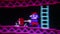 Macro CU \'Mario\' the protagonist from \'Donkey Kong\' Classic Retro Arcade Vide