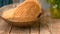 MACRO, DOF: Golden breadcrumbs are being toasted above table in a hot metal pan.