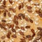 Macro of flax and sesame seeds on cookie