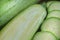 Macro of fresh zucchini