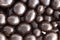 Macro full frame background of chocolate balls