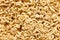 Macro instant raw noodle. Close-up uncooked ramen texture. Food background