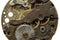 Macro mechanical gear background