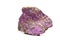 Macro mineral stone purpureus, purple purpurite in the breed a