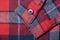 Macro photo of fabric pattern, close up