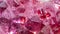 macro photo of ruby texture with crystal structure