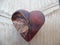 Macro Photograph of Handcrafted Wooden Heart