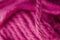 Macro Pink Yarn Wool Texture Background