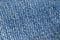 Macro shot Blue jeans fabric texture background. Denim jeans texture. Closeup texture and pattern of jeans fabric