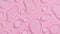 Macro Shot of Cosmetic moisturizing drops of liquid on a pink pastel background. Rotation of transparent cosmetic gel