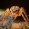 Macro Shot of Single Cute and Dangerous Spider, Generative AI