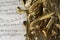 Macro Shot of Tenor Saxophone