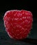 Macro of a single raspberry