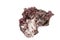 Macro stone Erythrite mineral on white background