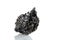 Macro stone mineral Quartz Sphalerite Galena pyrite on a white background