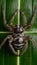 Macro view Arachnid insect carries Encephalitis Virus or Lyme Disease