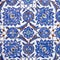 Macro view of tiles in Rustem Pasa Mosque, Istanbul