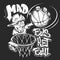 Mad basketball slam t-shirt print design vector illustration