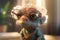 The Mad Scientist Chameleon: A Funny Photorealistic Cartoon Character with Glasses and Messy Hair
