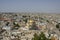 Madaba, Jordan - June 3, 2016: Panoramic view over the town cent