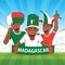 Madagascar football soccer support