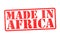 MADE IN AFRICA Rubber Stamp