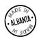 Made In Albania rubber stamp