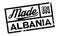 Made In Albania rubber stamp