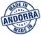 made in Andorra blue grunge stamp