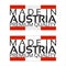 Made in Austria icon, premium quality sticker