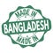 Made in Bangladesh sign or stamp